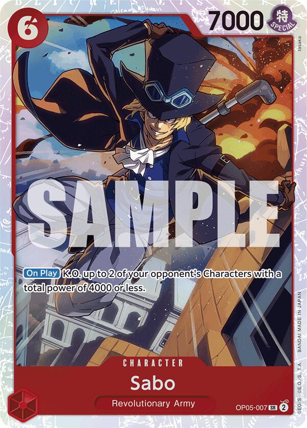 Sabo (OP05-007) (Reprint) [Premium Booster -The Best-] Bandai