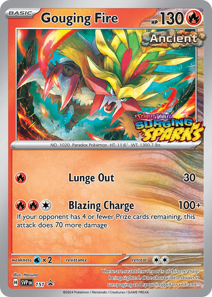 Gouging Fire (151) [Scarlet & Violet: Black Star Promos] Pokémon