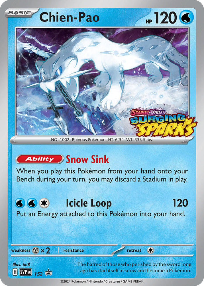 Chien-Pao (152) [Scarlet & Violet: Black Star Promos] Pokémon