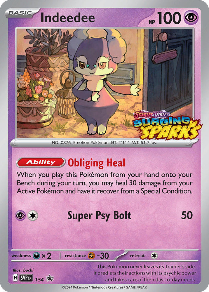 Indeedee (154) [Scarlet & Violet: Black Star Promos] Pokémon
