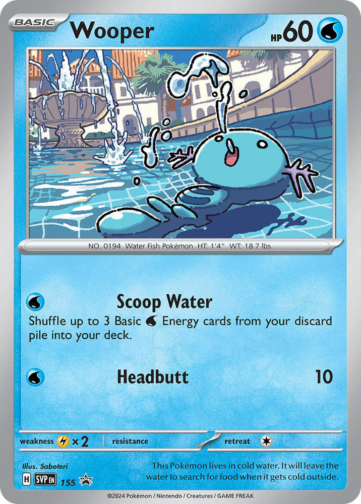 Wooper (155) [Scarlet & Violet: Black Star Promos] Pokémon