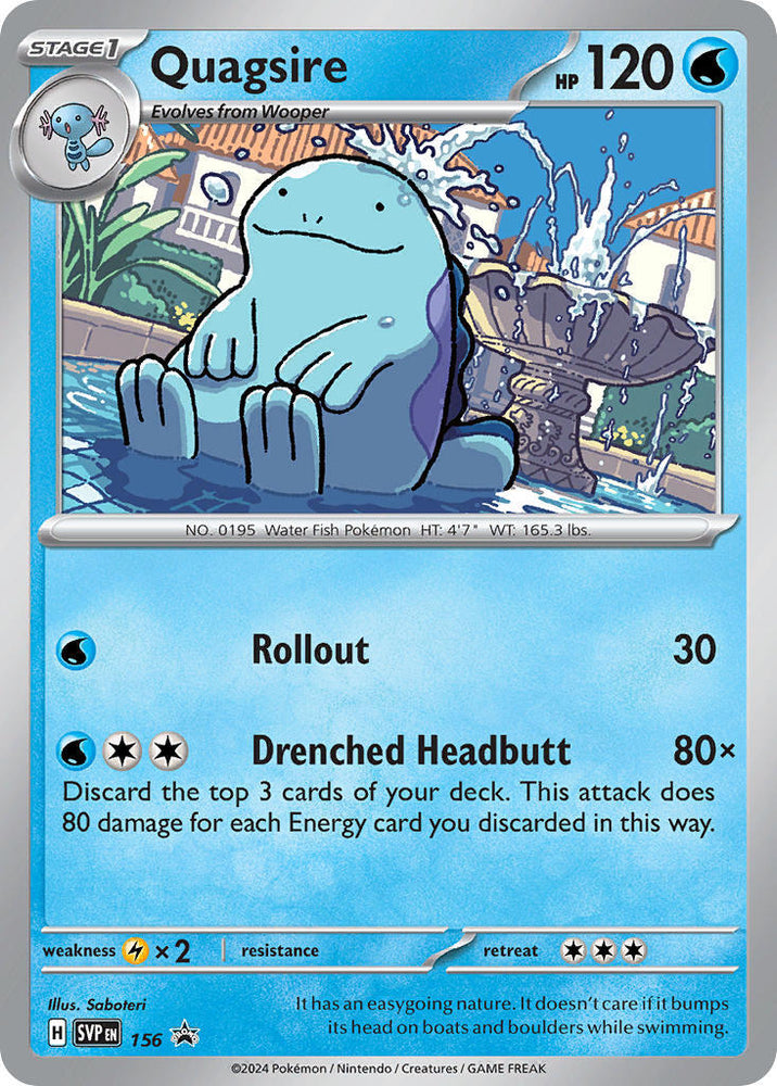 Quagsire (156) [Scarlet & Violet: Black Star Promos] Pokémon