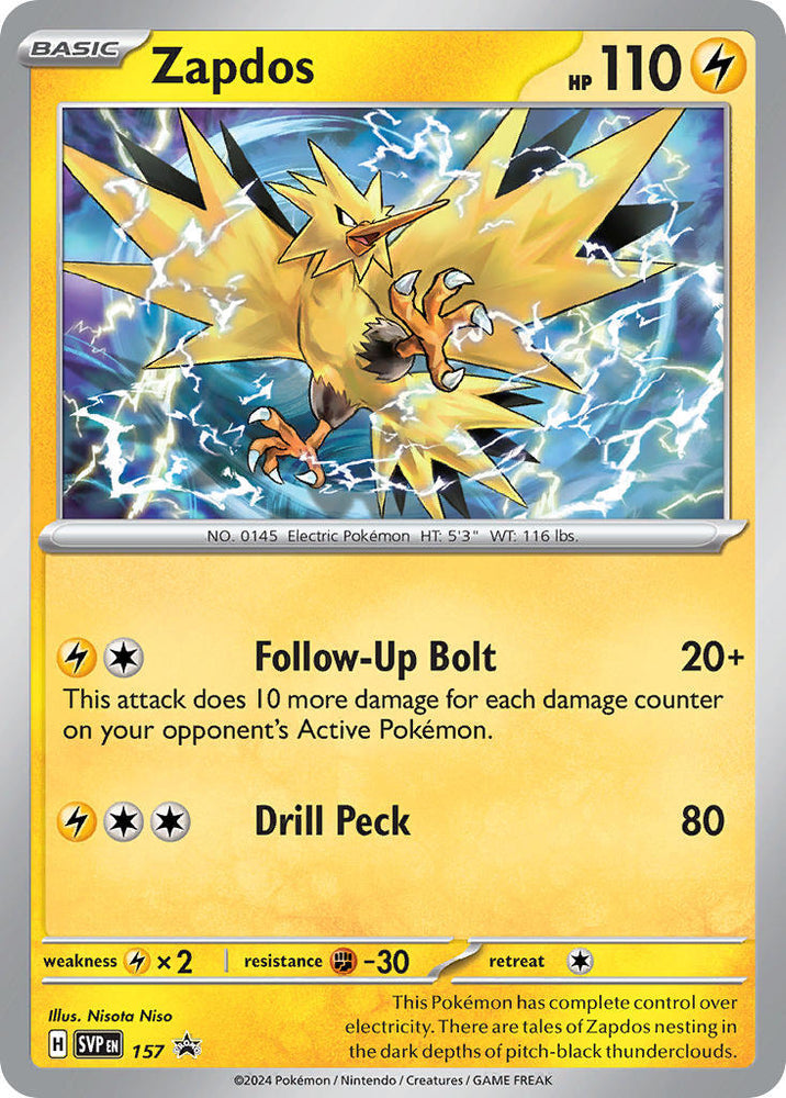 Zapdos (157) [Scarlet & Violet: Black Star Promos] Pokémon