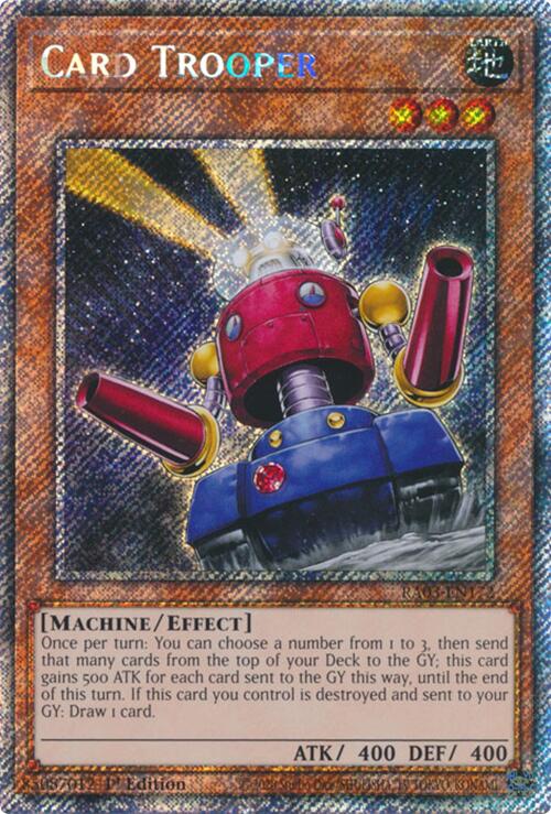 Card Trooper (Platinum Secret Rare) [RA03-EN172] Platinum Secret Rare Yu-Gi-Oh!