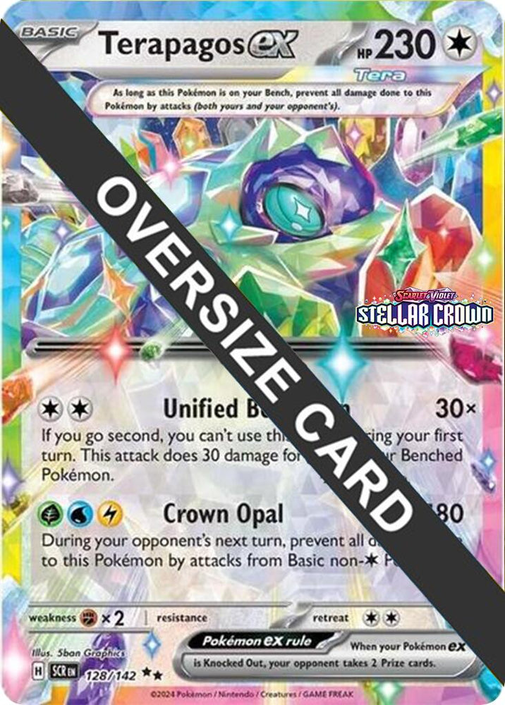 Terapagos ex (128/142) (Jumbo Card) [Scarlet & Violet: Black Star Promos] Pokémon