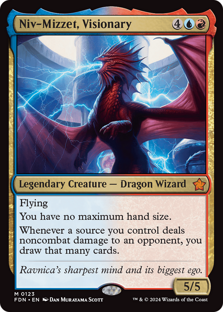 Niv-Mizzet, Visionary [Foundations] Magic: The Gathering