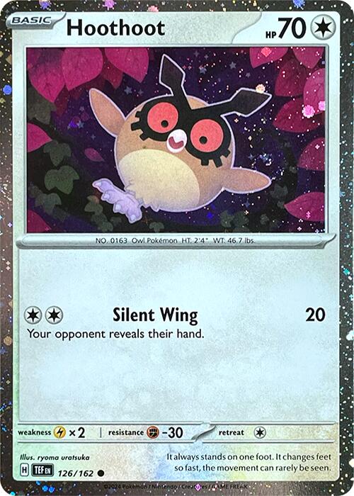 Hoothoot (126/162) (Cosmos Holo) [Scarlet & Violet: Black Star Promos] Pokémon