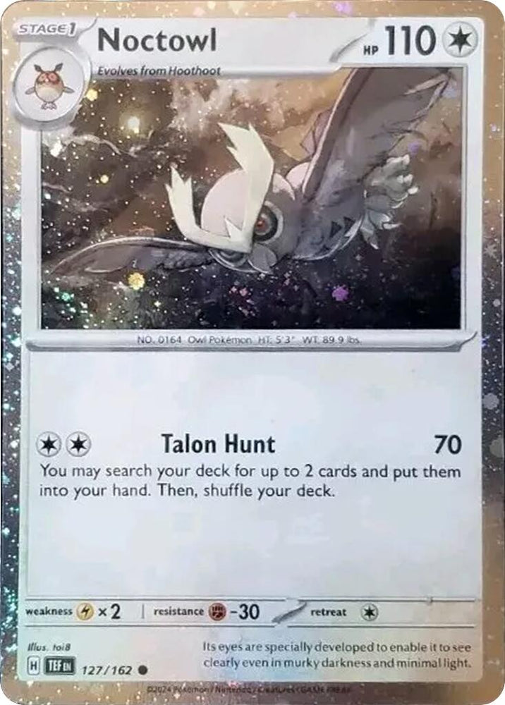 Noctowl (127/162) (Cosmos Holo) [Scarlet & Violet: Black Star Promos] Pokémon