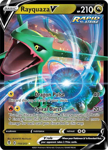 Rayquaza V (110/203) [Sword & Shield: Evolving Skies] Pokémon