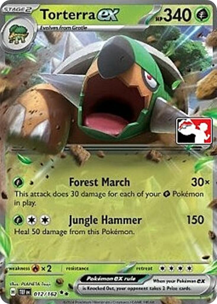 Torterra ex (012/162) [Prize Pack Series Five] Pokémon