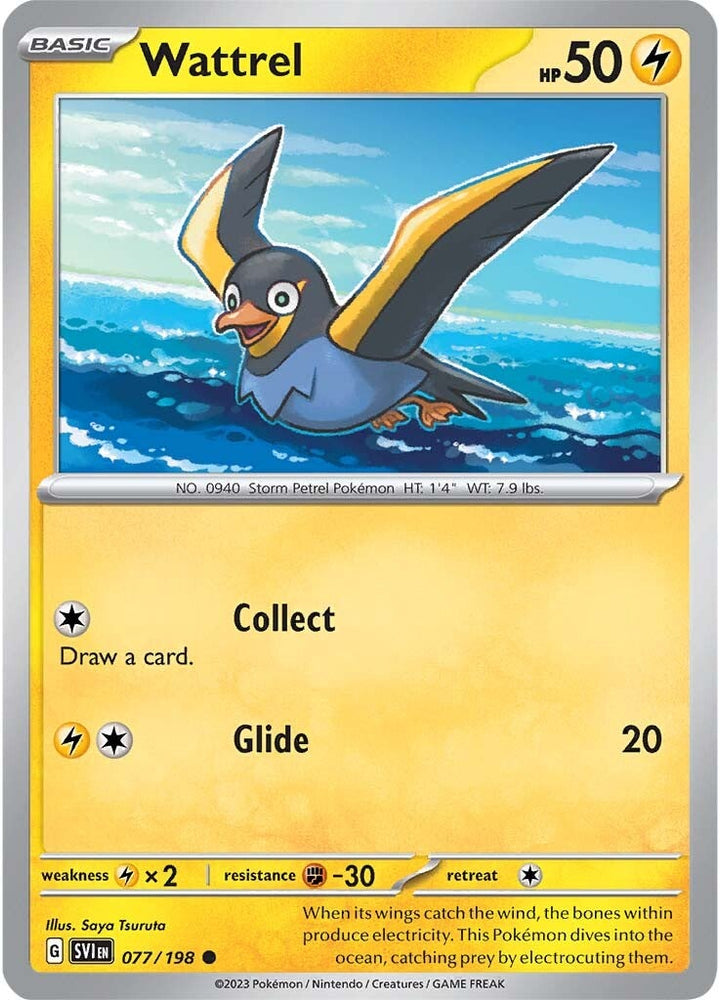Wattrel (077/198) [Scarlet & Violet: Base Set] Pokémon