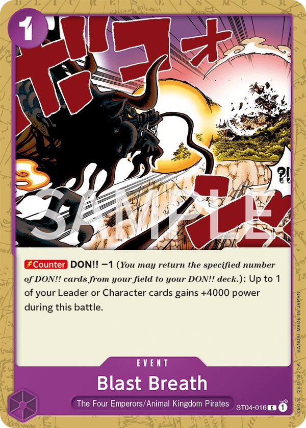 Blast Breath [Revision Pack Cards] Bandai