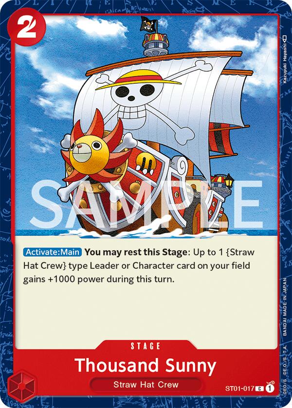Thousand Sunny [Revision Pack Cards] Bandai