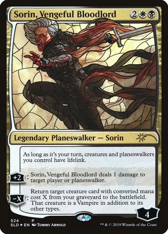 Sorin, Vengeful Bloodlord (Stained Glass) [Secret Lair Drop Promos] Magic: The Gathering
