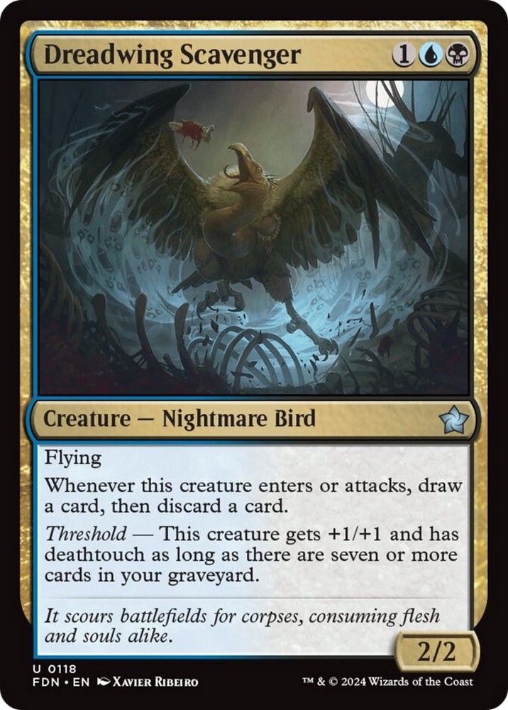 Dreadwing Scavenger [Foundations] Magic: The Gathering