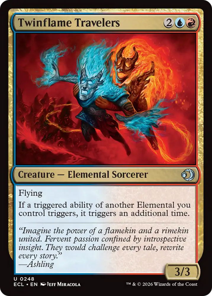Twinflame Travelers [Lorwyn Eclipsed] Magic: The Gathering
