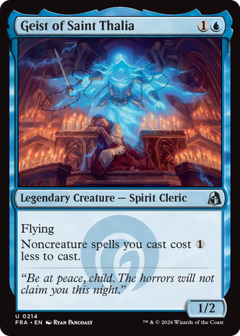 Geist of Saint Thalia [Reality Fracture] Magic: The Gathering