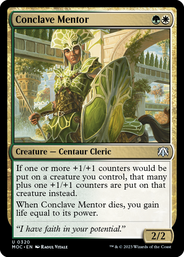 Conclave Mentor [March of the Machine Commander] Magic: The Gathering