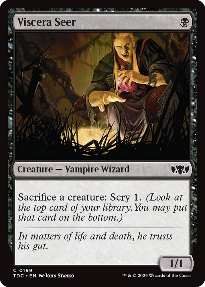 Viscera Seer [Tarkir: Dragonstorm Commander] Magic: The Gathering