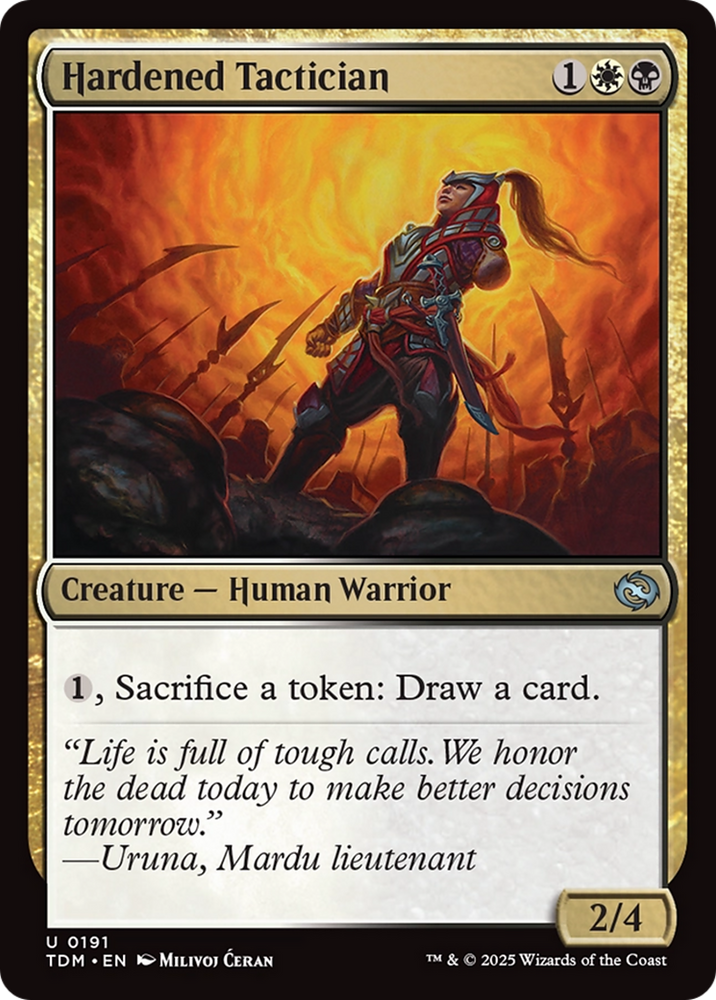Hardened Tactician [Tarkir: Dragonstorm] Magic: The Gathering