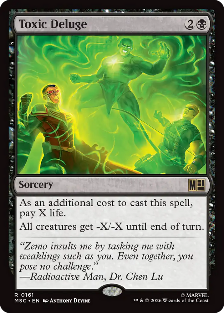 Toxic Deluge [Marvel Super Heroes Commander] Magic: The Gathering
