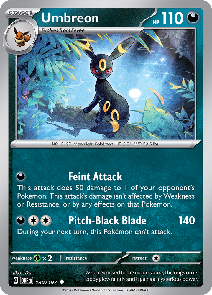 Umbreon (130/197) [Scarlet & Violet: Obsidian Flames] Pokémon