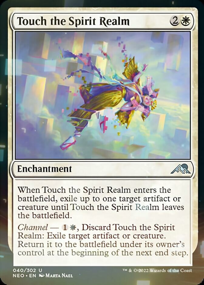 Touch the Spirit Realm [Kamigawa: Neon Dynasty] Magic: The Gathering