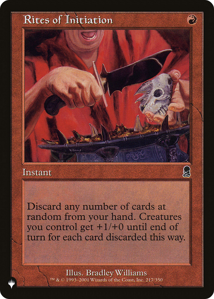 Rites of Initiation [The List] Magic: The Gathering