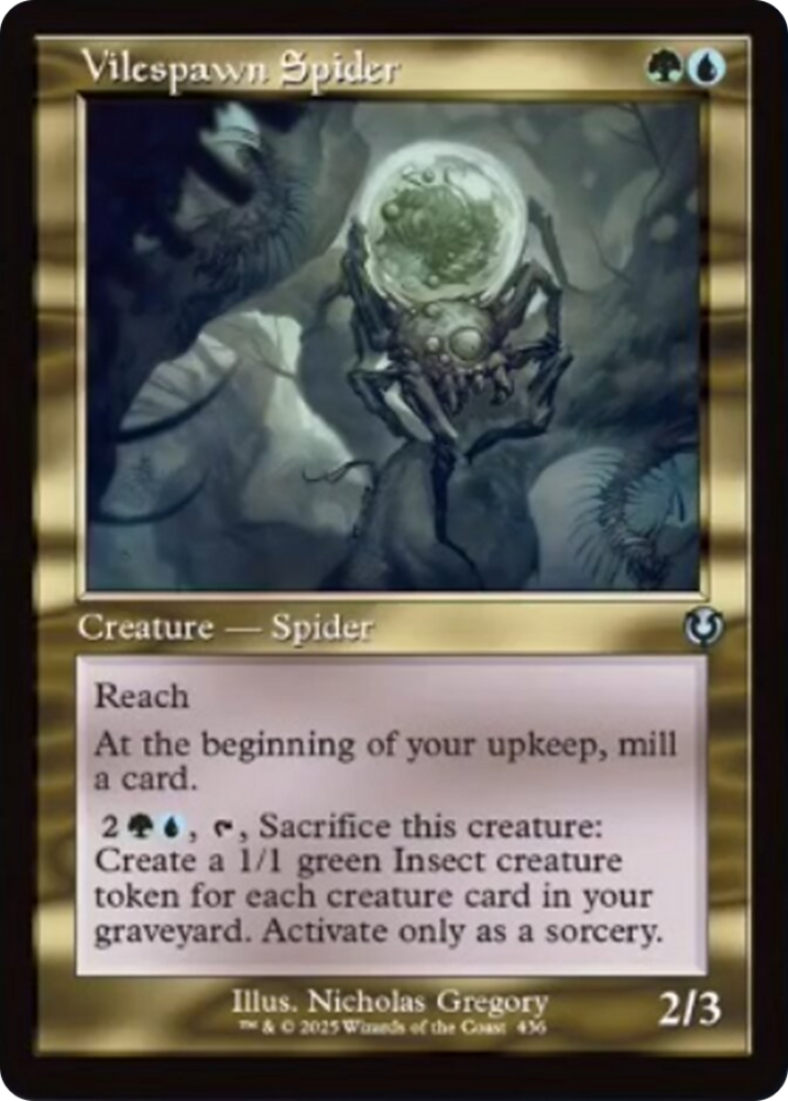 Vilespawn Spider (Retro Frame) [Innistrad Remastered] Magic: The Gathering