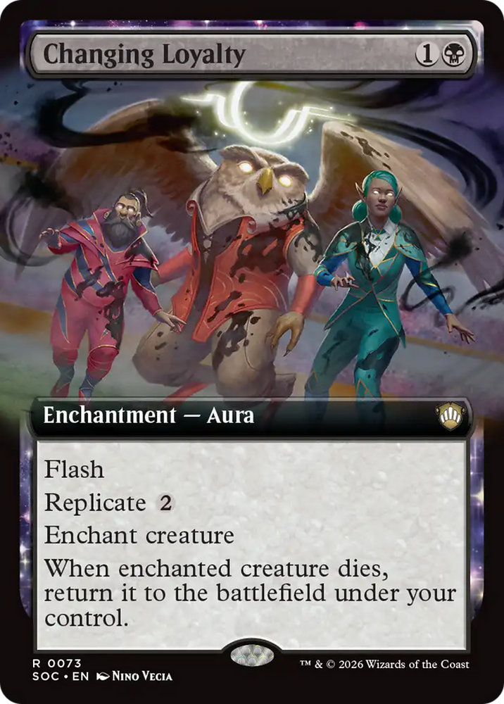 Changing Loyalty (Extended Art) [Secrets of Strixhaven Commander] Magic: The Gathering