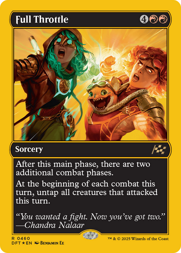 Full Throttle (First-Place Foil) [Aetherdrift] Magic: The Gathering
