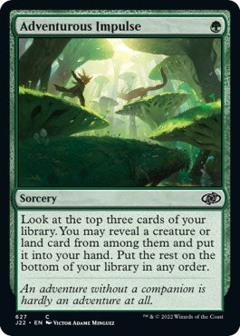 Adventurous Impulse [Jumpstart 2022] Magic: The Gathering