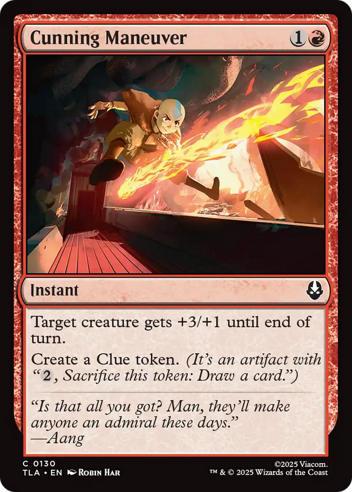Cunning Maneuver [Avatar: The Last Airbender] Magic: The Gathering
