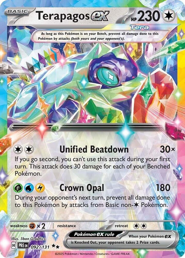 Terapagos ex (092/131) [Scarlet & Violet: Prismatic Evolutions] Pokémon