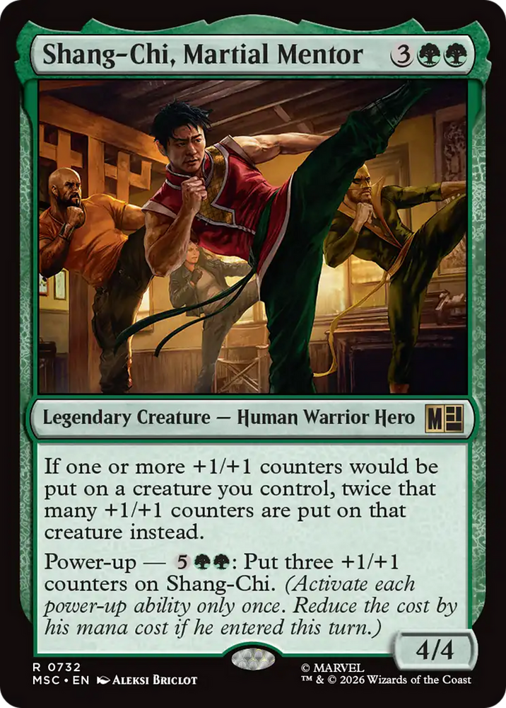 Shang-Chi, Martial Mentor [Marvel Super Heroes Commander] Magic: The Gathering