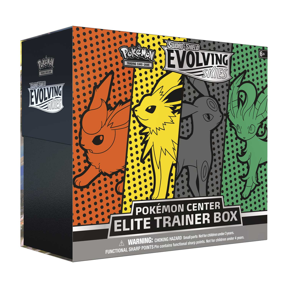 Sword & Shield: Evolving Skies - Elite Trainer Box (Flareon/Jolteon/Umbreon/Leafeon) (Pokemon Center Exclusive) Pokémon