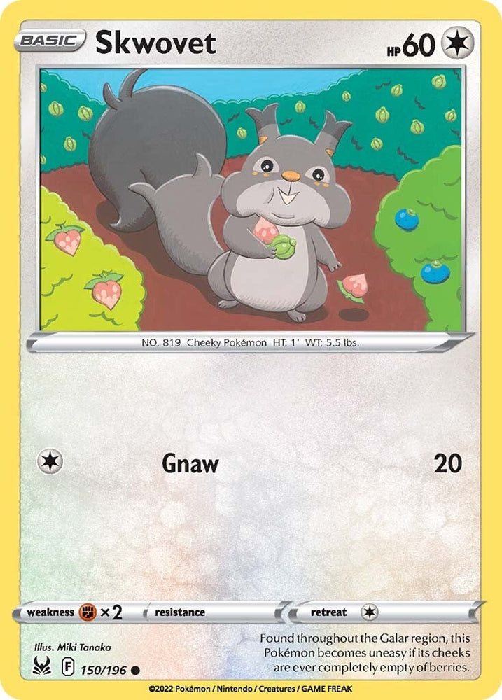 Skwovet (150/196) [Sword & Shield: Lost Origin] Pokémon