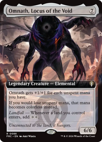 Omnath, Locus of the Void (Extended Art) [Reality Fracture Commander] Magic: The Gathering