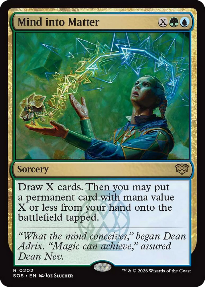 Mind into Matter [Secrets of Strixhaven] Magic: The Gathering