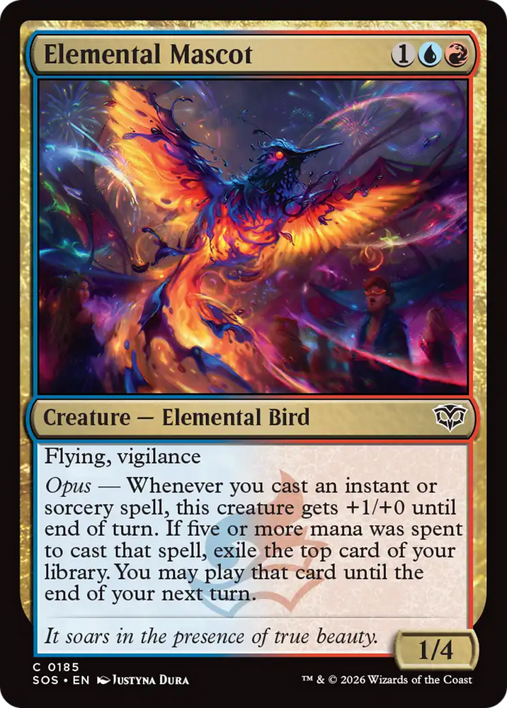Elemental Mascot [Secrets of Strixhaven] Magic: The Gathering