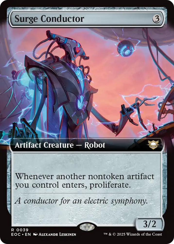 Surge Conductor (Extended Art) [Edge of Eternities Commander] Magic: The Gathering