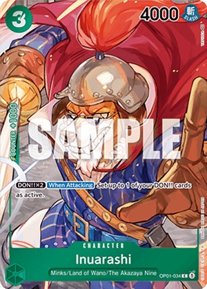 Inuarashi (Box Topper) [Romance Dawn] Bandai