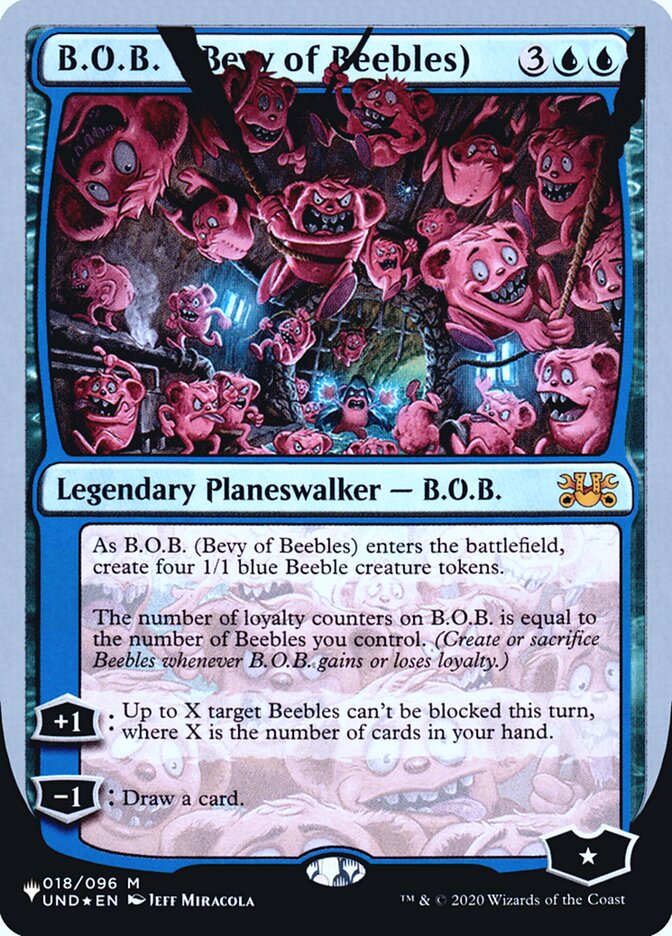 B.O.B. (Bevy of Beebles) (Unfinity Foil Edition) [The List] Magic: The Gathering