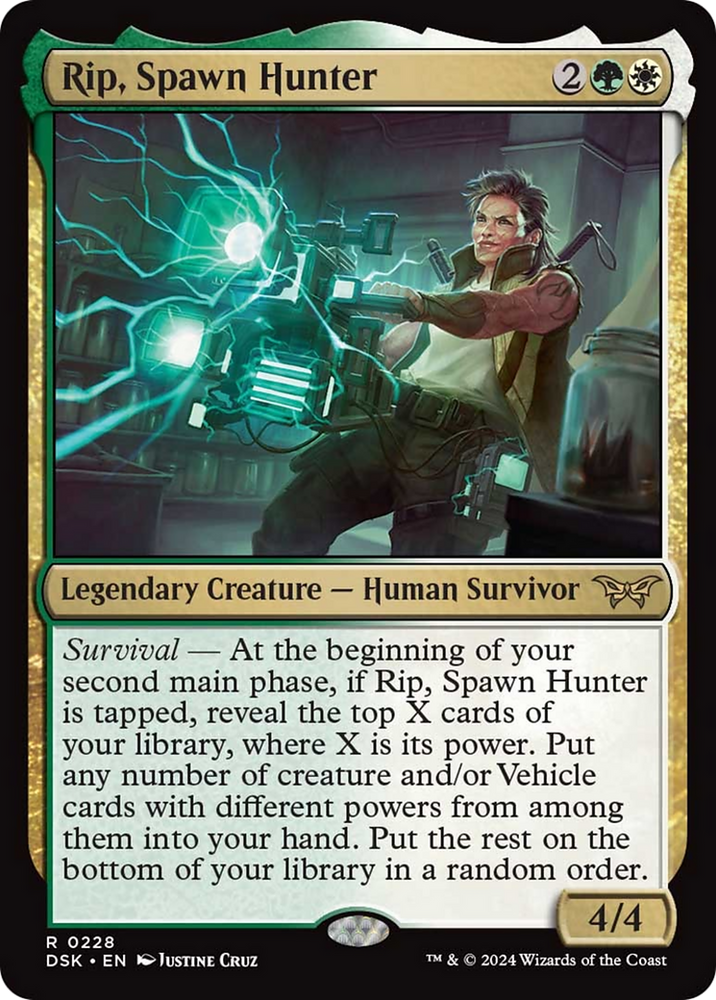 Rip, Spawn Hunter [Duskmourn: House of Horror] Magic: The Gathering