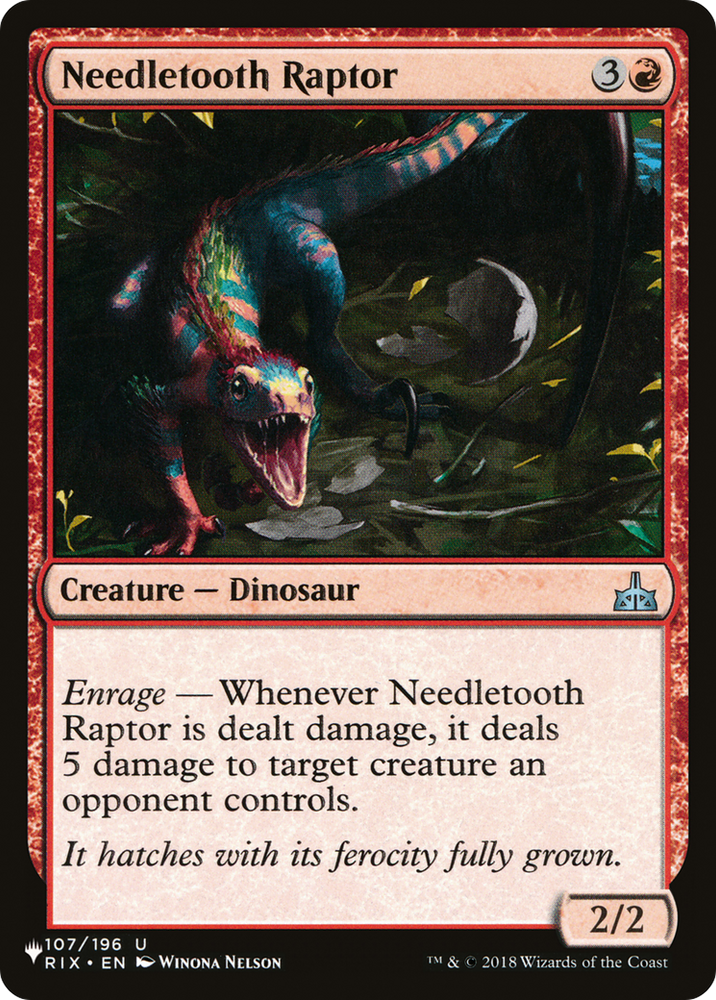 Needletooth Raptor [The List] Magic: The Gathering