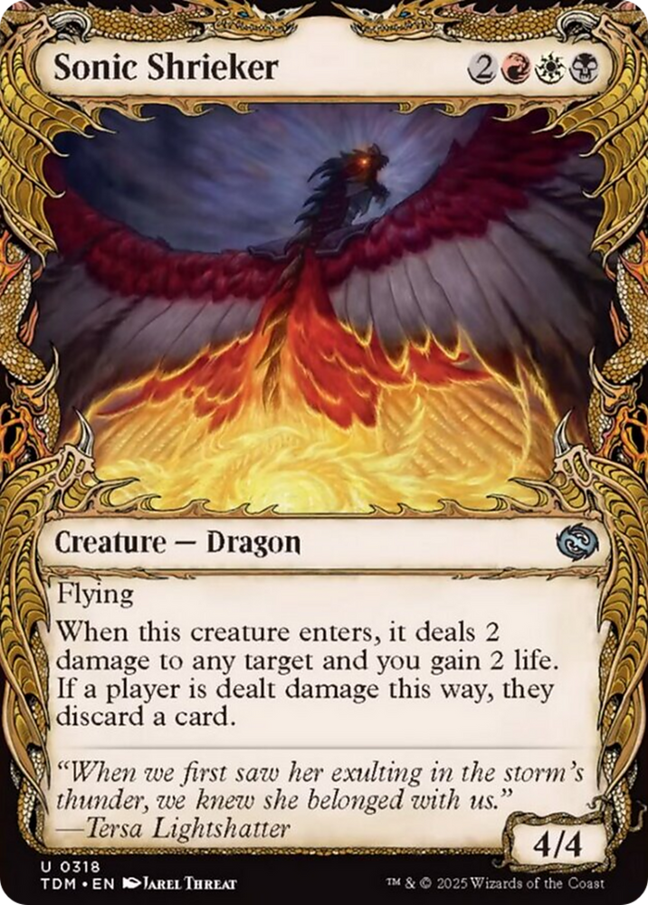 Sonic Shrieker (Showcase) [Tarkir: Dragonstorm] Magic: The Gathering