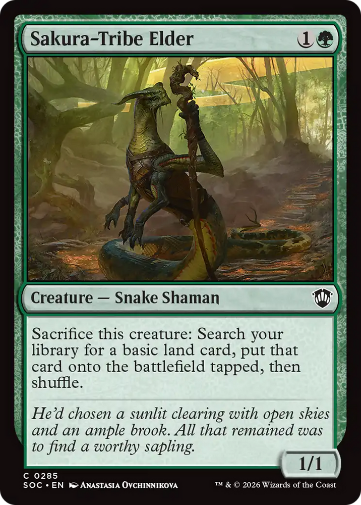 Sakura-Tribe Elder [Secrets of Strixhaven Commander] Magic: The Gathering