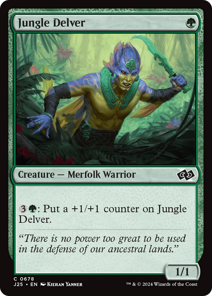 Jungle Delver [Foundations Jumpstart] Magic: The Gathering