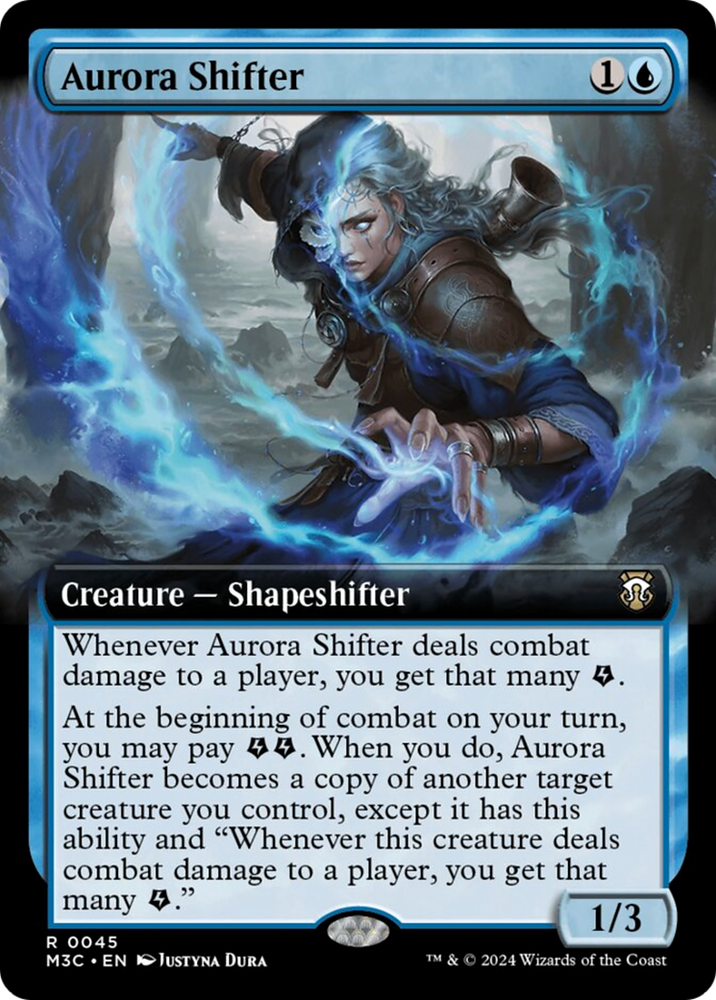 Aurora Shifter (Extended Art) [Modern Horizons 3 Commander] Magic: The Gathering