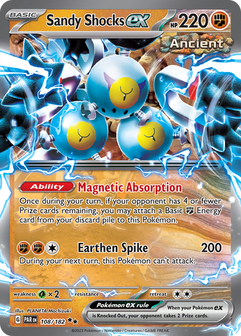 Sandy Shocks ex (108/182) [Scarlet & Violet: Paradox Rift] Pokémon